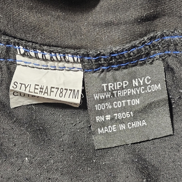 VTG TRIPP NYC Pants Mens XL (38x31) Daang Goodman Goth Rave Emo Convertible Zip - Picture 14 of 14